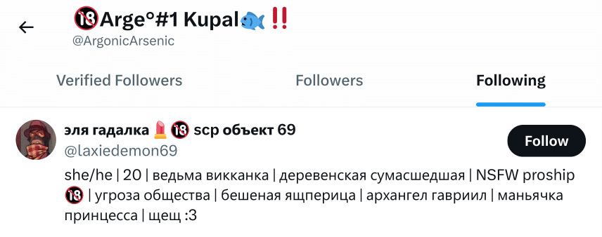 Profile Screenshot