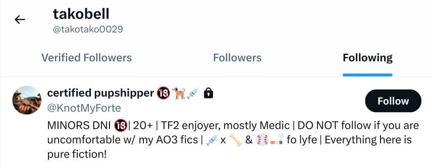 Profile Screenshot